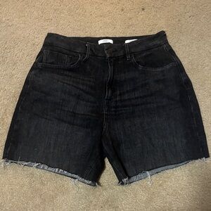 Forever 21 Black Denim Shorts